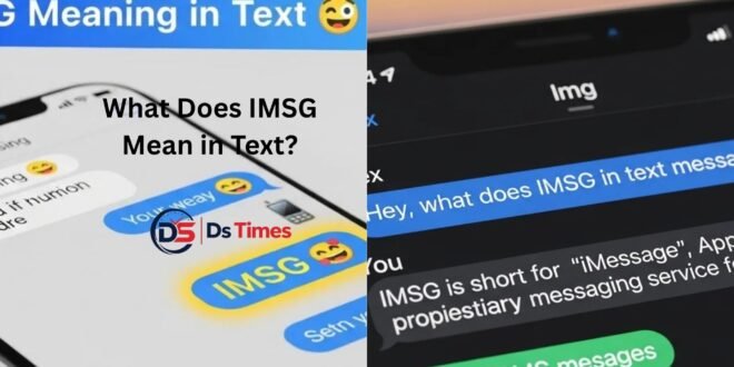 what does imsg mean in text