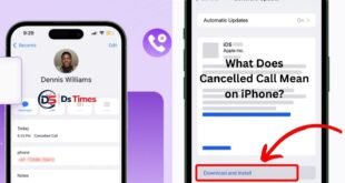 what does cancelled call mean on iphone