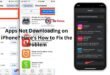 apps not downloading on iphone