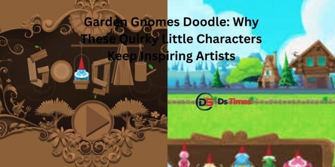 garden gnomes doodle