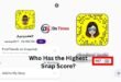 who has the highest snap score